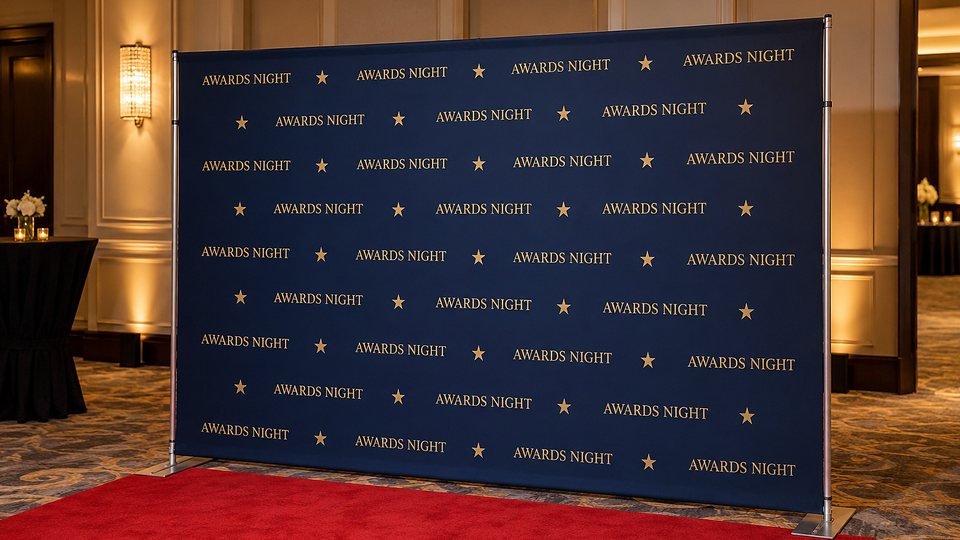 Backdrop banner stand