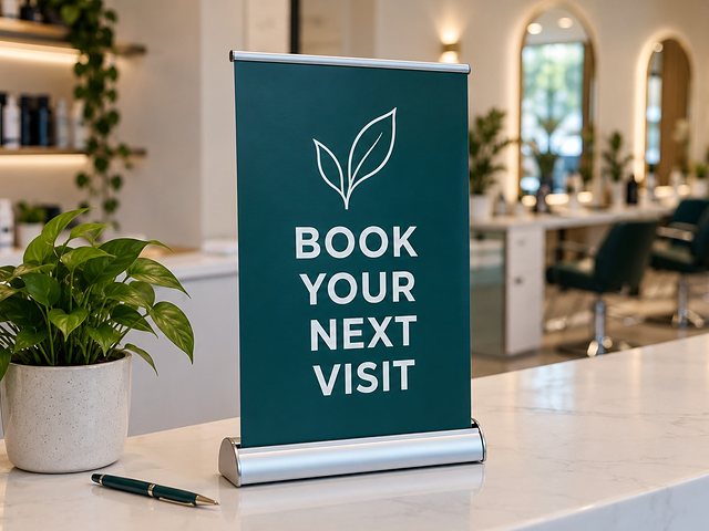 Mini table-top roll-up