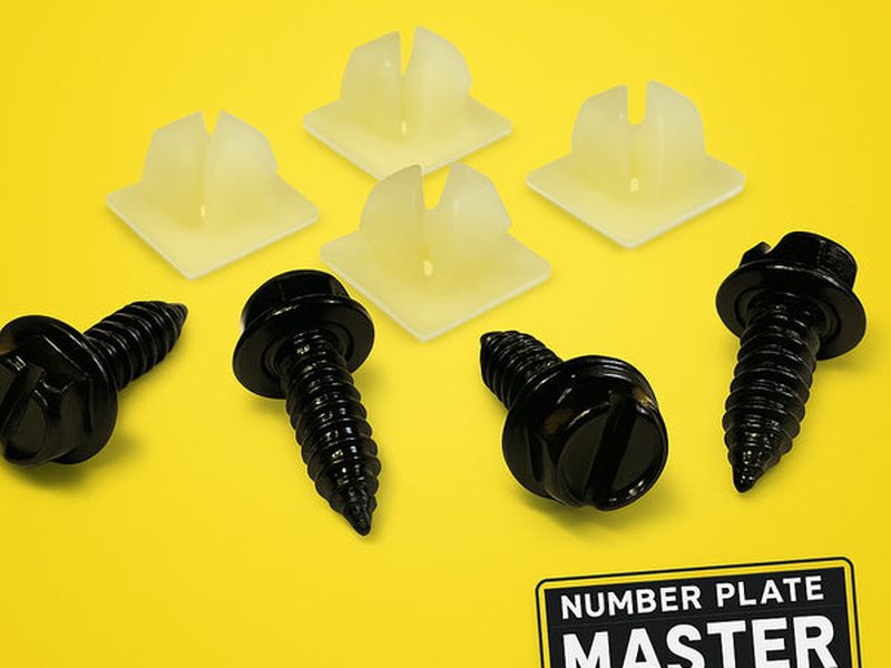 Number plate screw kit