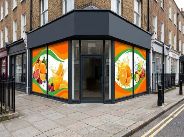 Full colour window graphics