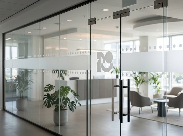Glass door markings